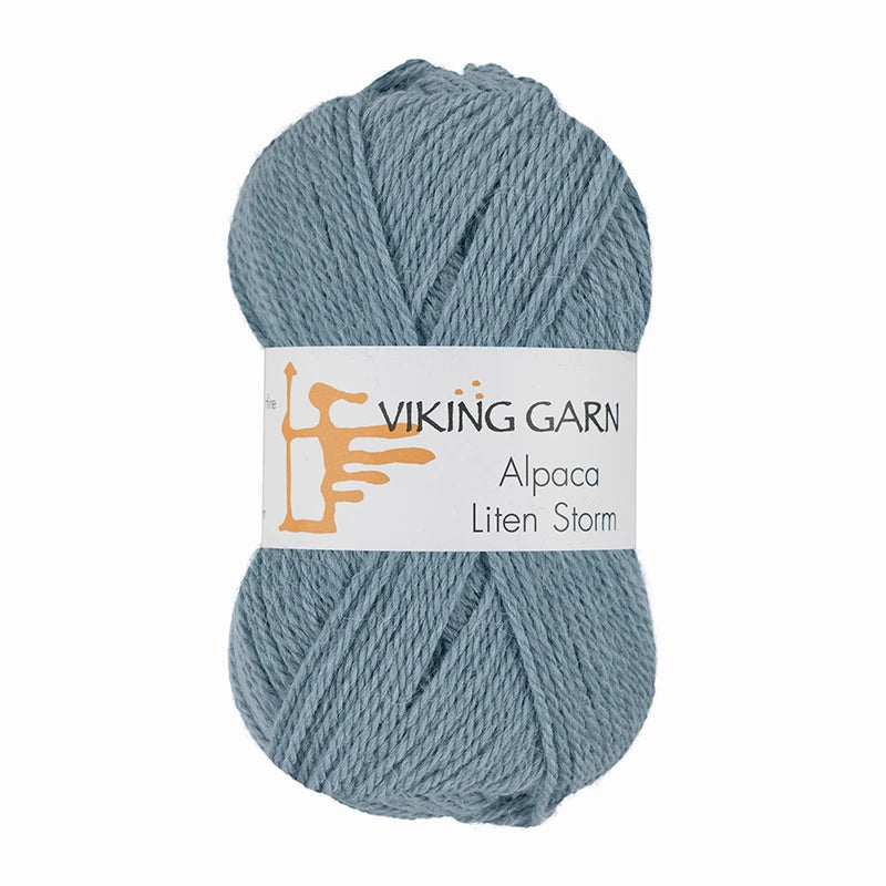 Alpaca Liten Storm /Viking Garn/ 50g #722 "Gaiši pelēkzils"