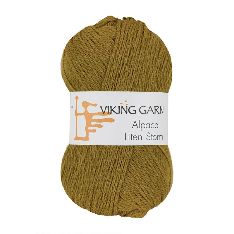 Alpaca Liten Storm /Viking Garn/ 50g #735 "Tumši dzeltens"