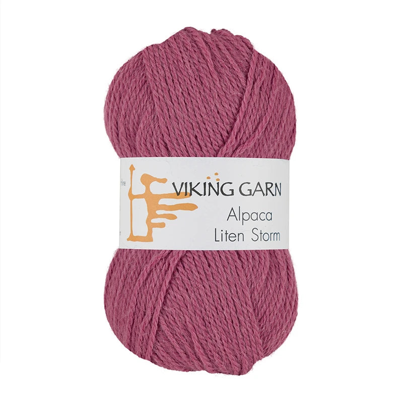 Alpaca Liten Storm /Viking Garn/ 50g #765 "Tumši rozā"