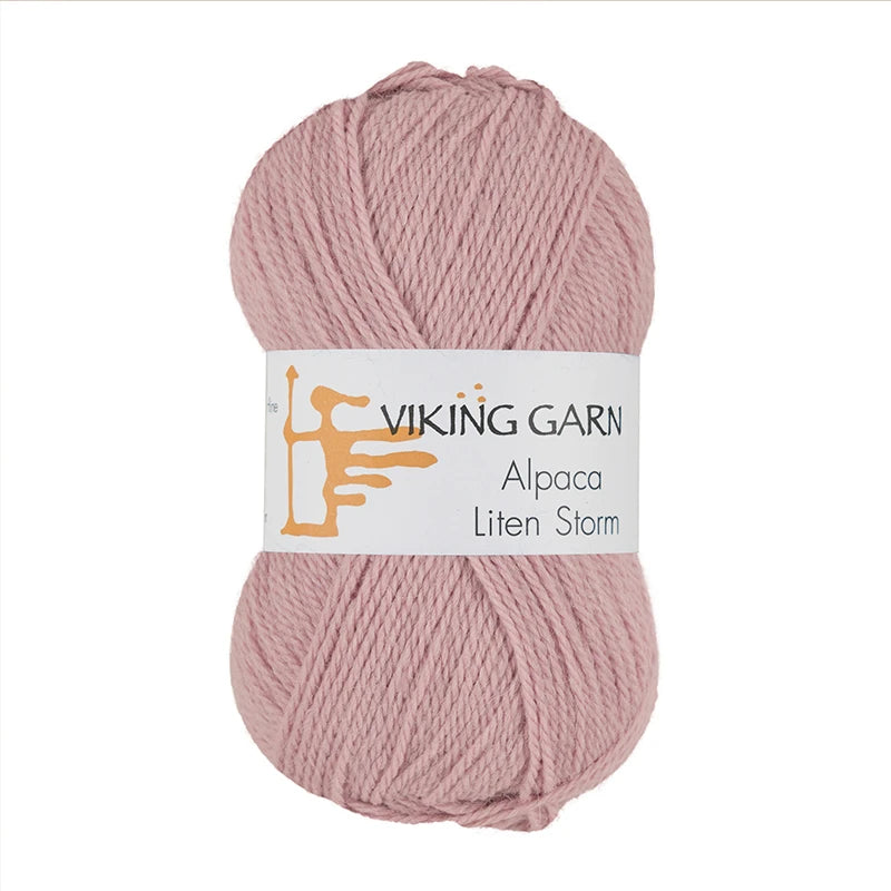 Alpaca Liten Storm /Viking Garn/ 50g #766 "Pasteļrozā"