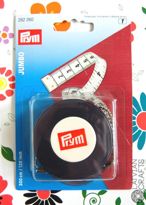 Tape measure - roulette JUMBO 300cm/120inches /Prym