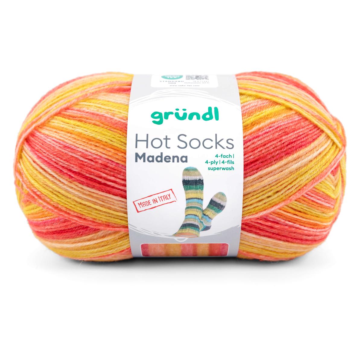 Hot Socks MADENA /Gründl/ 4-ply sock yarn 100g #06