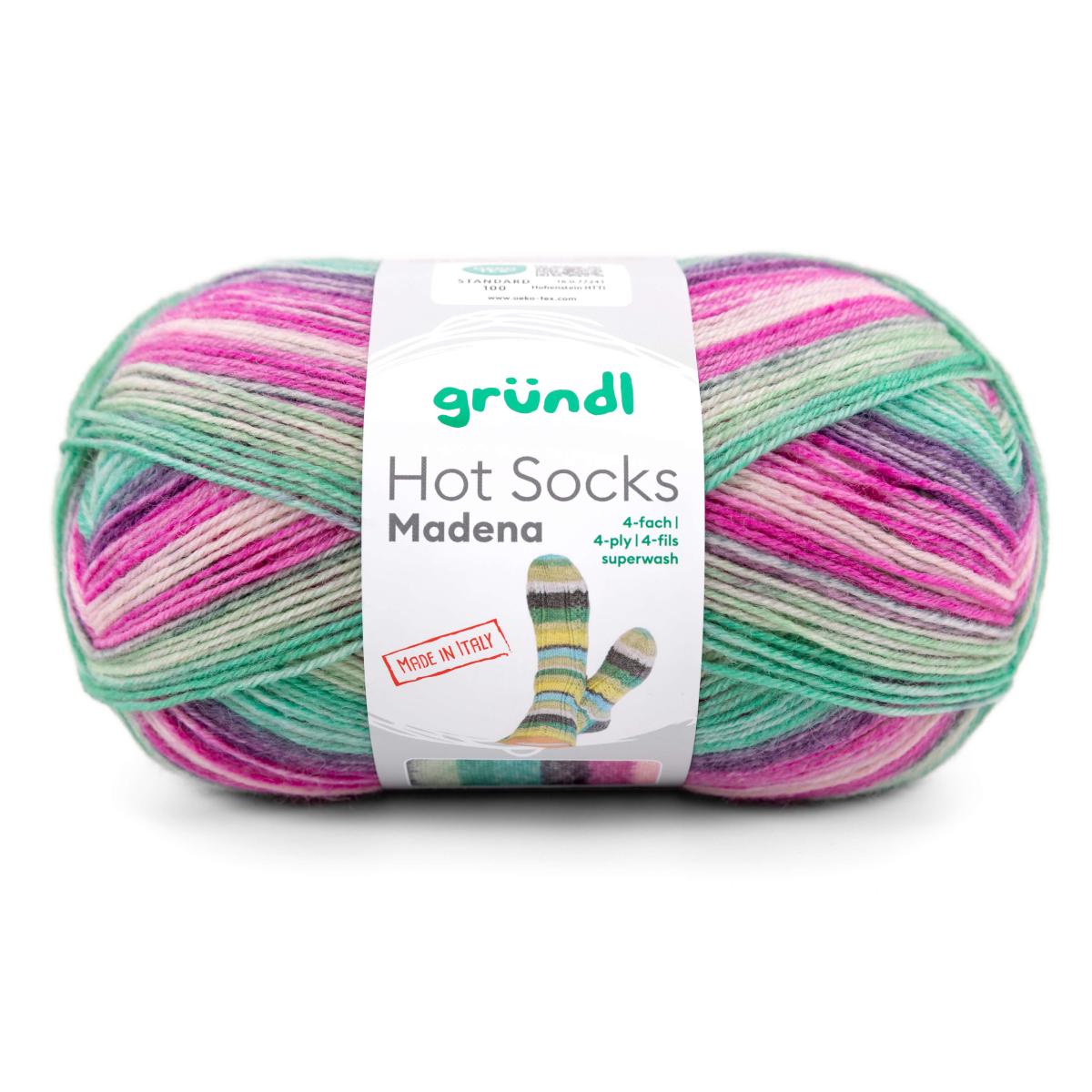 Hot Socks MADENA /Gründl/ 4-ply sock yarn 100g #07