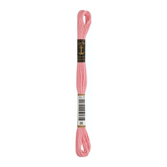 Embroidery thread Anchor Mouline, 100% cotton, 8m, #00036