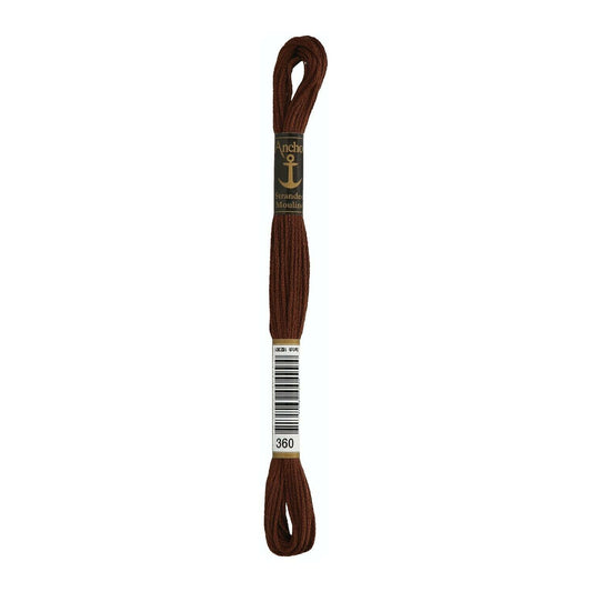 Embroidery thread Anchor Mouline, 100% cotton, 8m, #00360