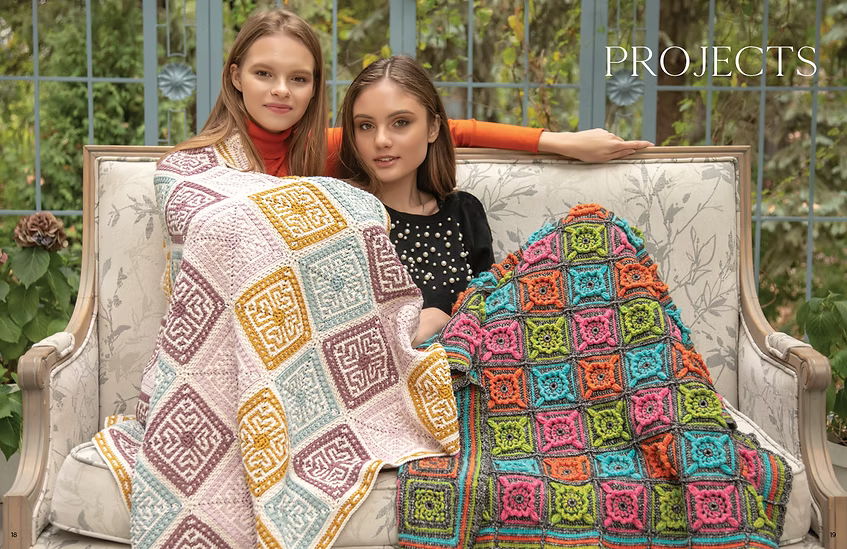 Cosy crochet blankets, Ana Morais, crochet blanket and throw patterns - book, ENG