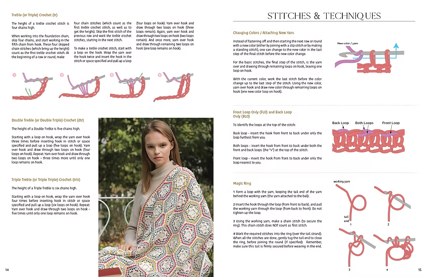 Cosy crochet blankets, Ana Morais, crochet blanket and throw patterns - book, ENG