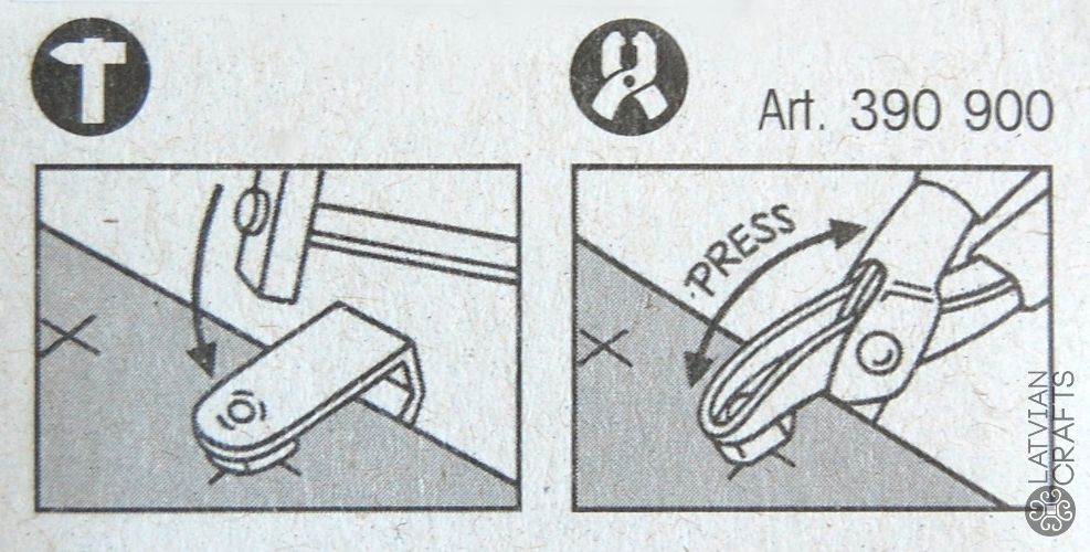 Jersey Snaps 10mm - 20 pcs. refill set