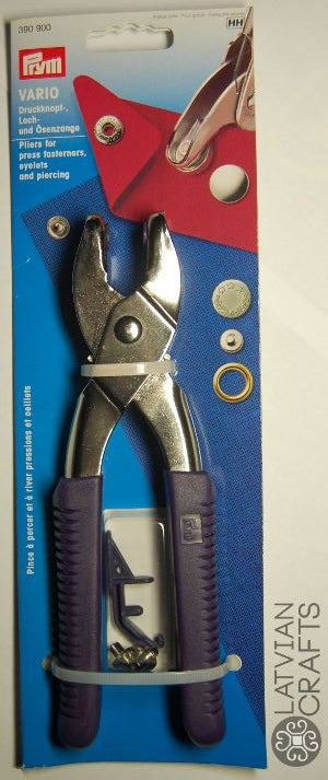 Tool for pressing snaps and holes - pliers VARIO /Prym/