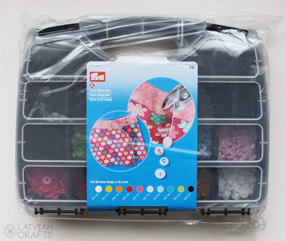 Plastmasas spiedpogu komplekts "Color Snaps" Apaļas Ø12,4 mm 10x30 gab