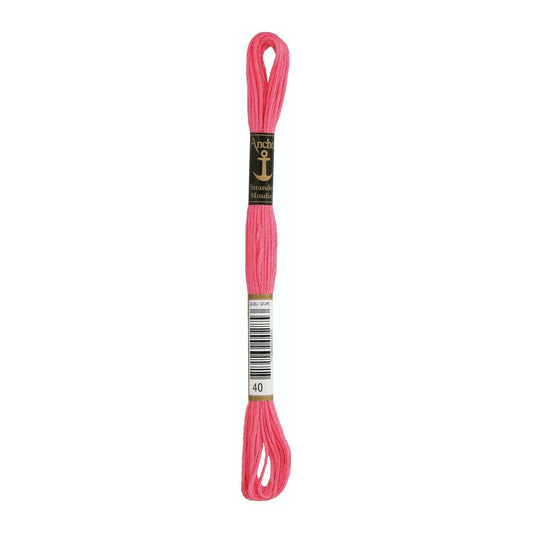 Embroidery thread Anchor Mouline, 100% cotton, 8m, #00040