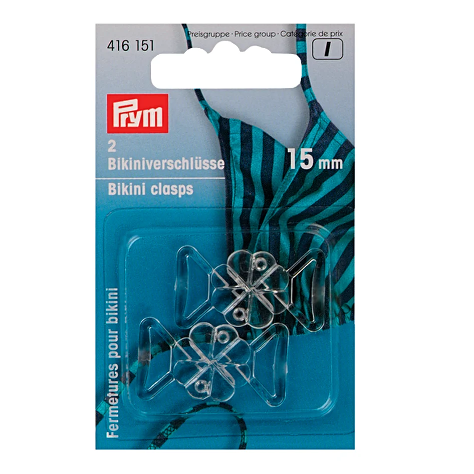 Ujumisriide kinnituskonksud Ø15mm - 2 paari