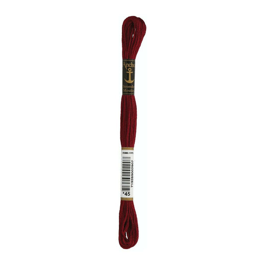 Embroidery thread Anchor Mouline, 100% cotton, 8m, #00045
