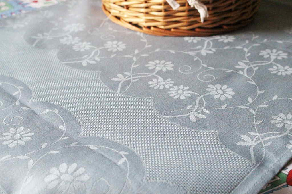 Tablecloth "Enchanted Places" with embroidery canvas, 45 x 100 cm