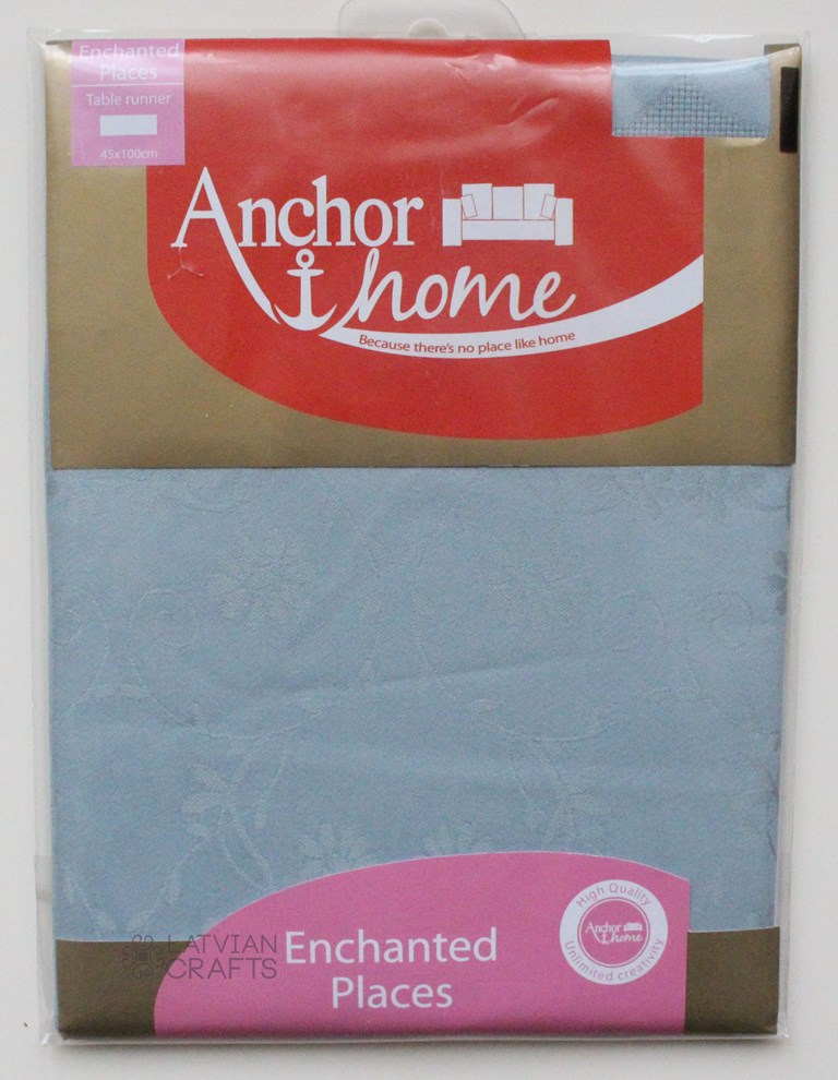 Tablecloth "Enchanted Places" with embroidery canvas, 45 x 100 cm