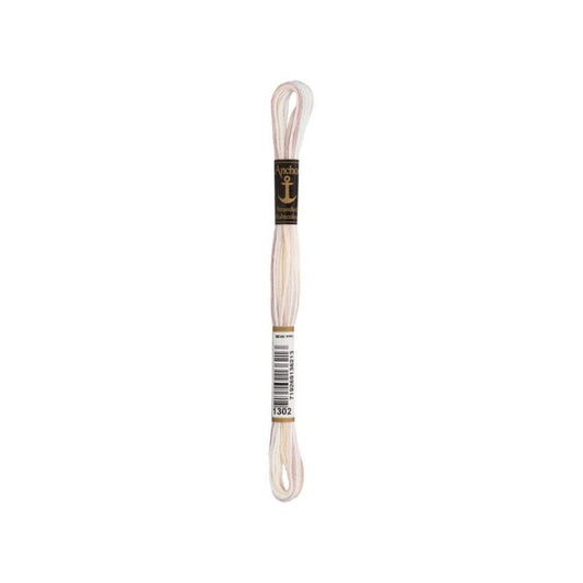 Embroidery thread Anchor Stranded Cotton multicolor, 100% cotton, 8m, #01302