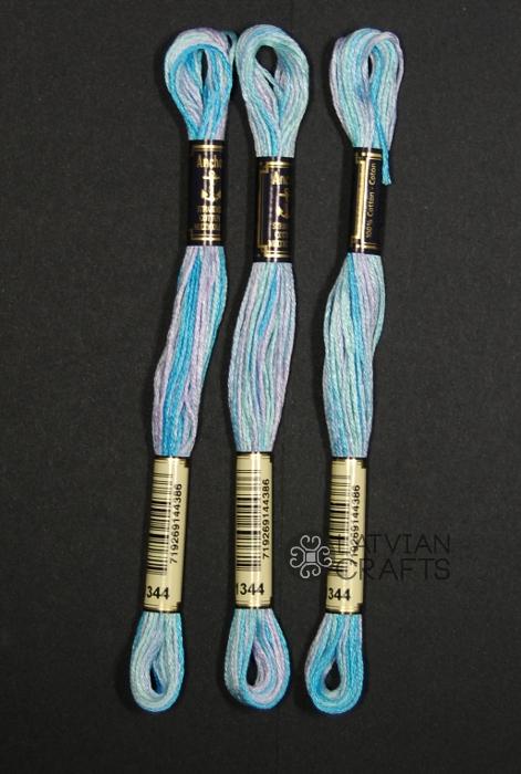 Embroidery thread Anchor Stranded Cotton multicolor, 100% cotton, 8m, #01344