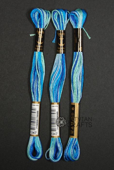 Embroidery thread Anchor Stranded Cotton multicolor, 100% cotton, 8m, #01347