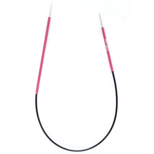 Zing Aluminum Asymmetric Circular Knitting Needles 25cm