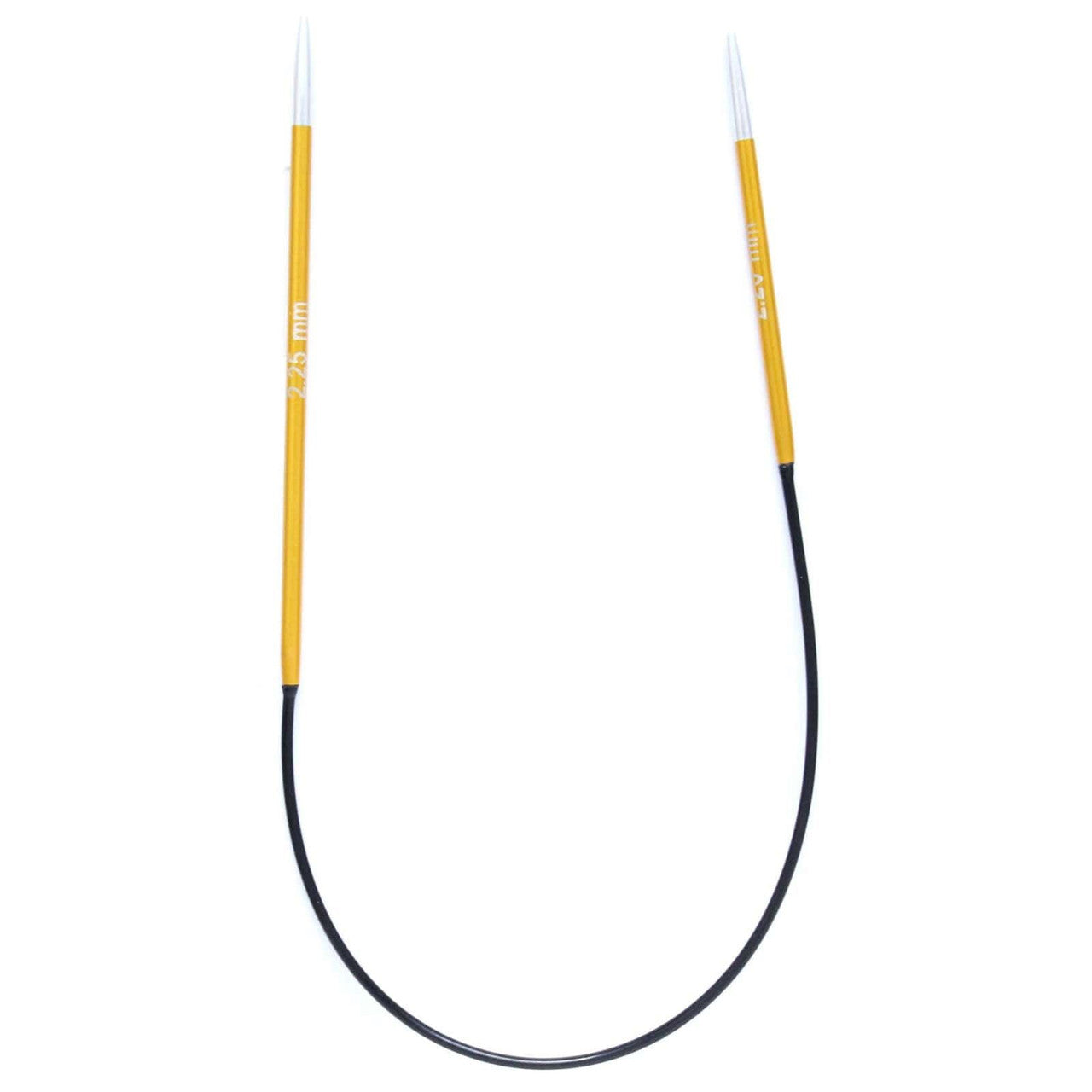 Zing Aluminum Asymmetric Circular Knitting Needles 25cm