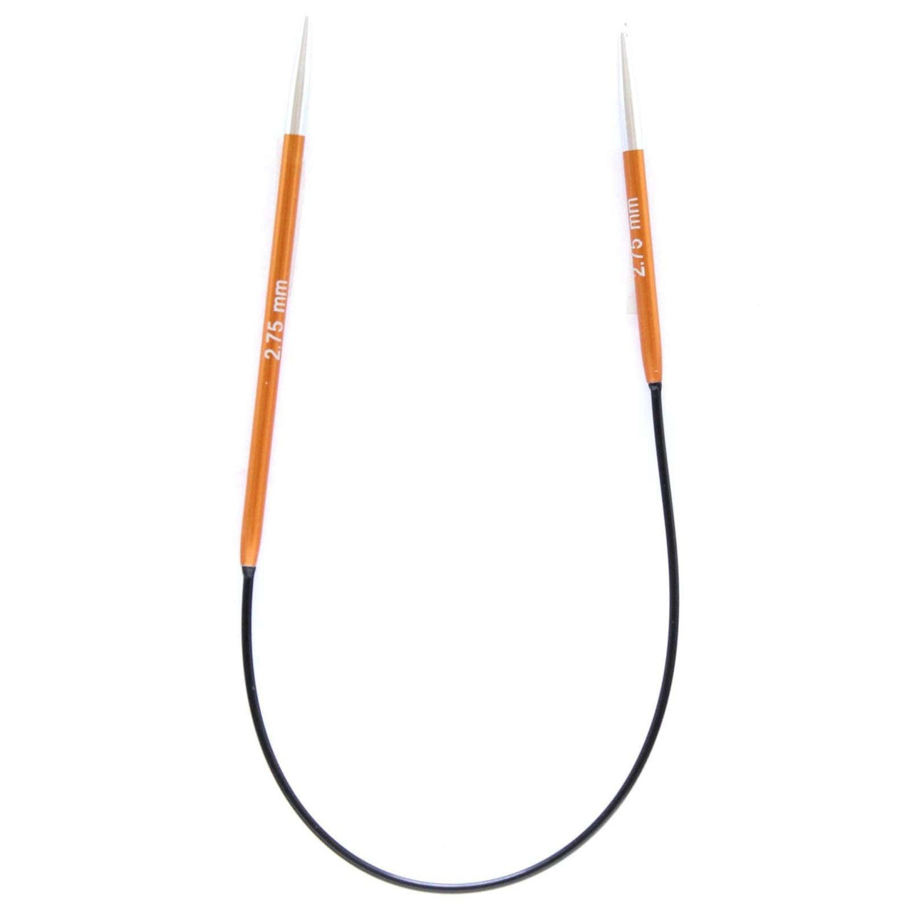 Zing Aluminum Asymmetric Circular Knitting Needles 25cm