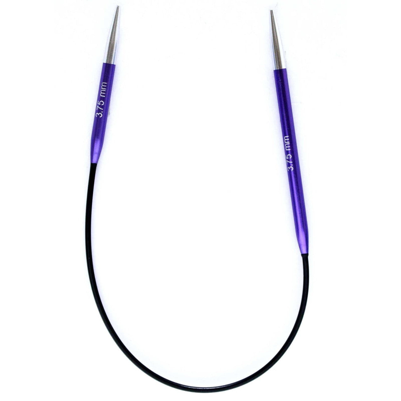 Zing Aluminum Asymmetric Circular Knitting Needles 25cm