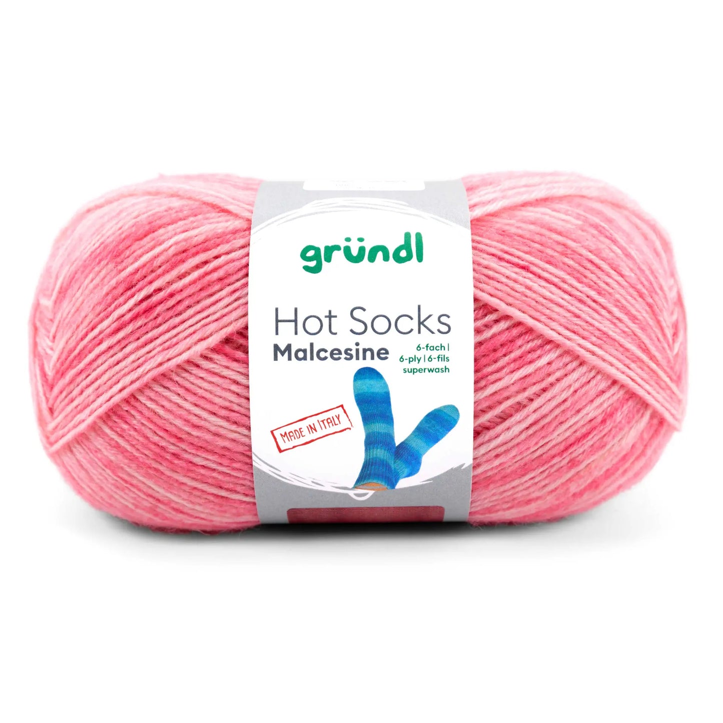 Hot Socks MALCESINE /Gründl/ 6-diegu zeķu dzija 150g #02
