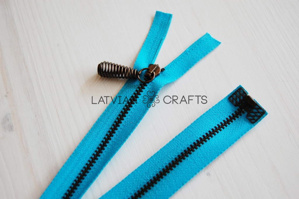 Metāla rāvējslēdzējs /34 cm/ zils - Atrasts Noliktavā!