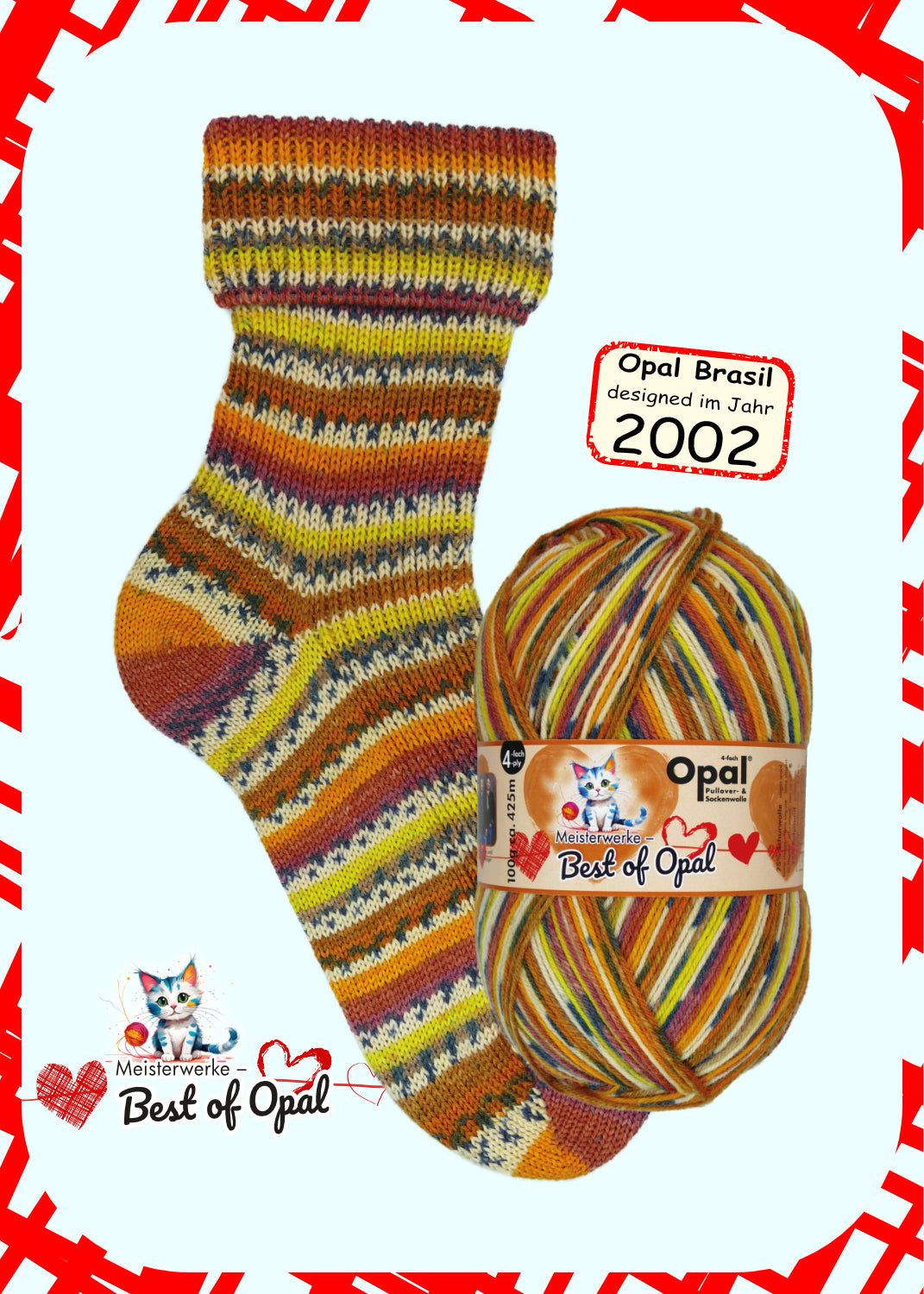 OPAL 4-diegu MEISTERWERKE - BEST of OPAL 100g #5003 "Brazīlija" IEROBEŽOTS IZLAIDUMS!