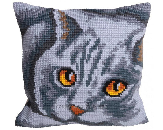 Pillow "Lady Lavender" - embroidery kit /Collection d' Art/ 40x40 cm