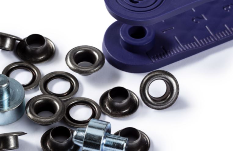 Rings with back plate and tool, 40 pcs. 5mm /Antique metal color