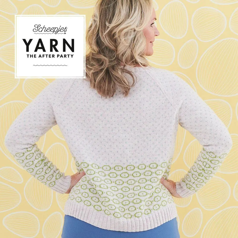 Scheepjes YARN The After Party Nr.59 - jakas adīšanas pamācība "Bird's Eye Cardigan", ENG