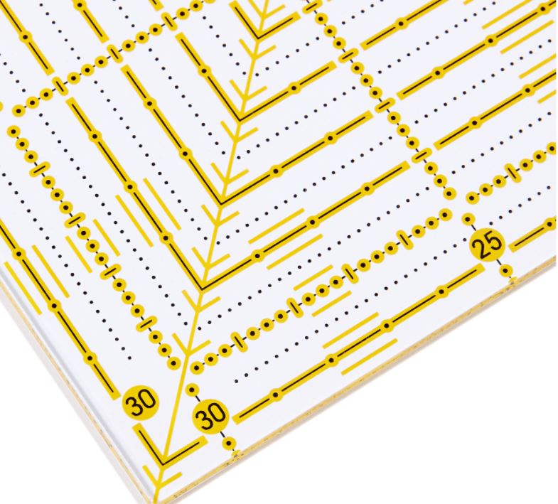 Universāls lineāls 31.5 x 31.5 cm /Prym