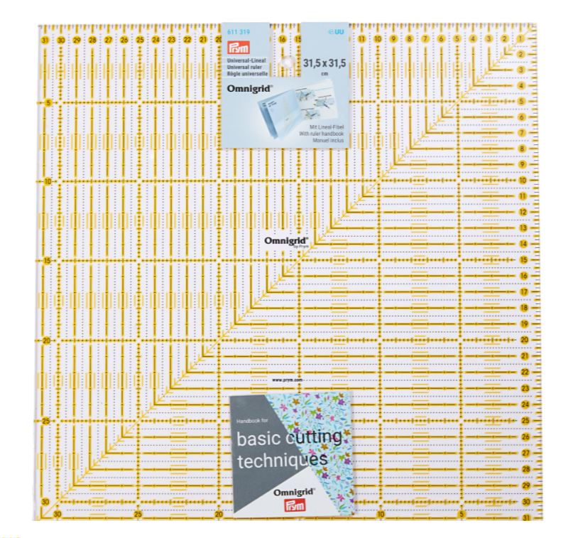 Universāls lineāls 31.5 x 31.5 cm /Prym