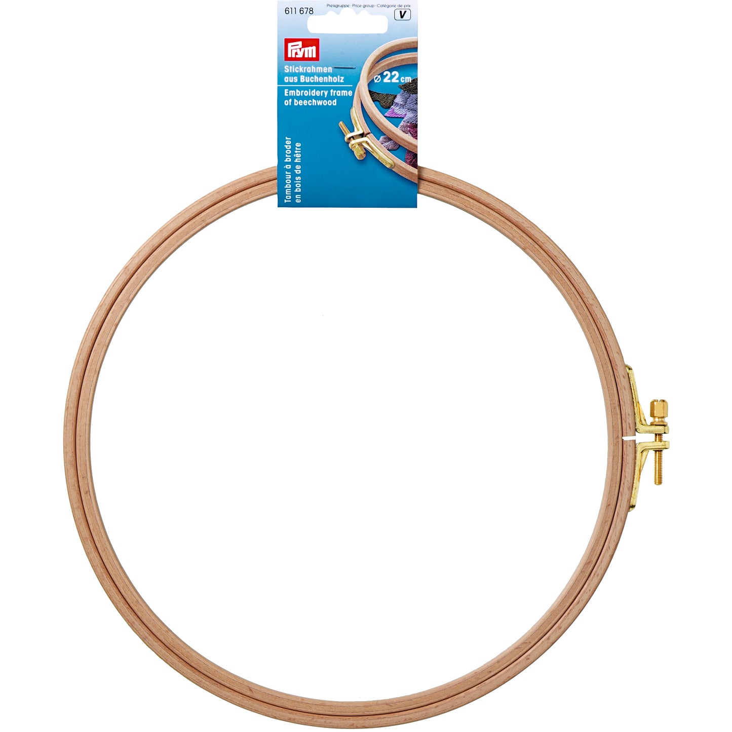 PRYM pöögist tikkimisrõngas Ø 22 cm