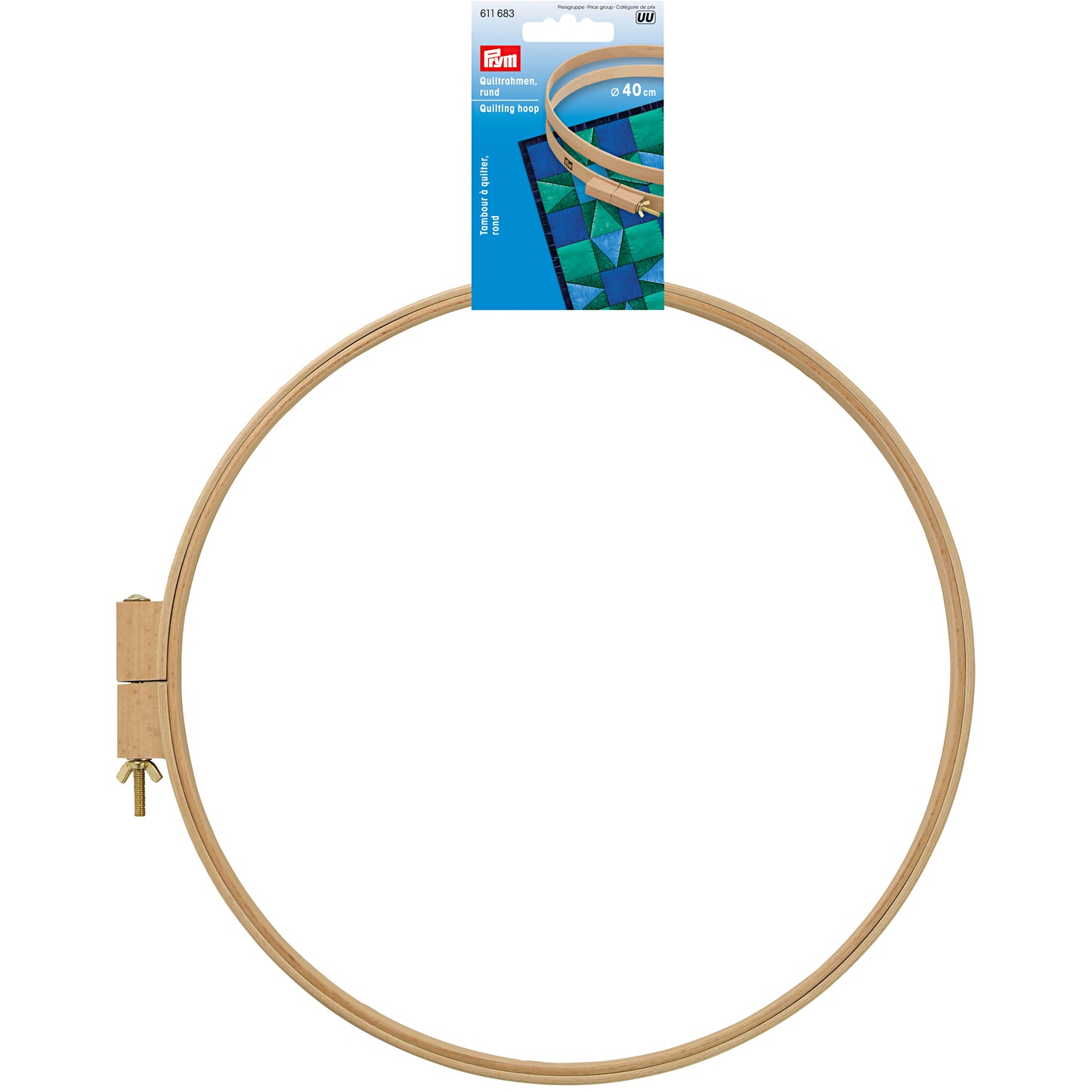 PRYM Dižskābarža riņķis izšūšanai un pečvorkam Ø 40 cm