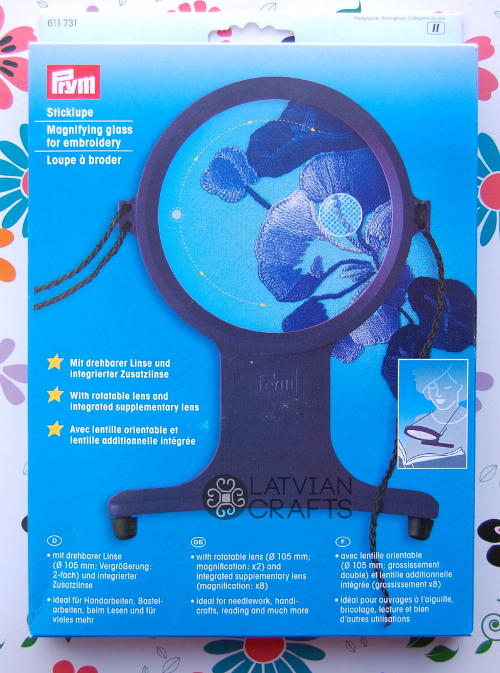 PRYM Magnifying glass "Violet" - hanging around the neck