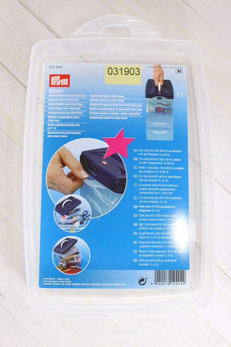 Stackable box supplement, 1 liter /PRYM