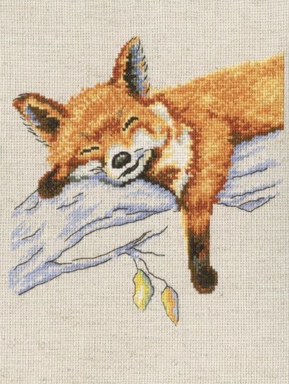 Sügisunistuse tikkimiskomplekt /RTO/ 16,5 x 16,5 cm