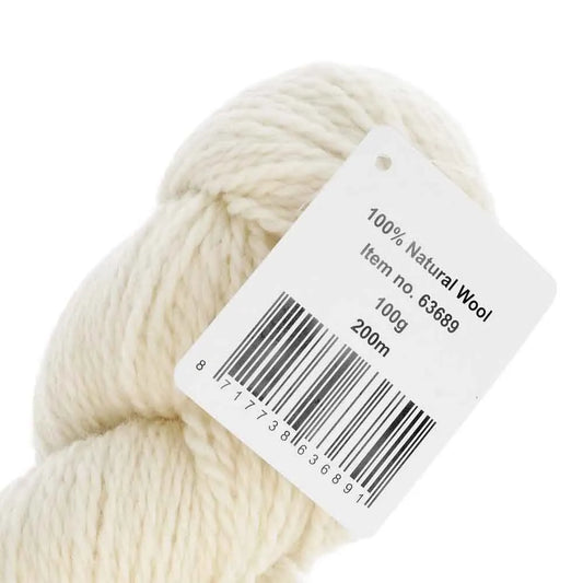 Undyed wool - DYEABLE YARN 100g