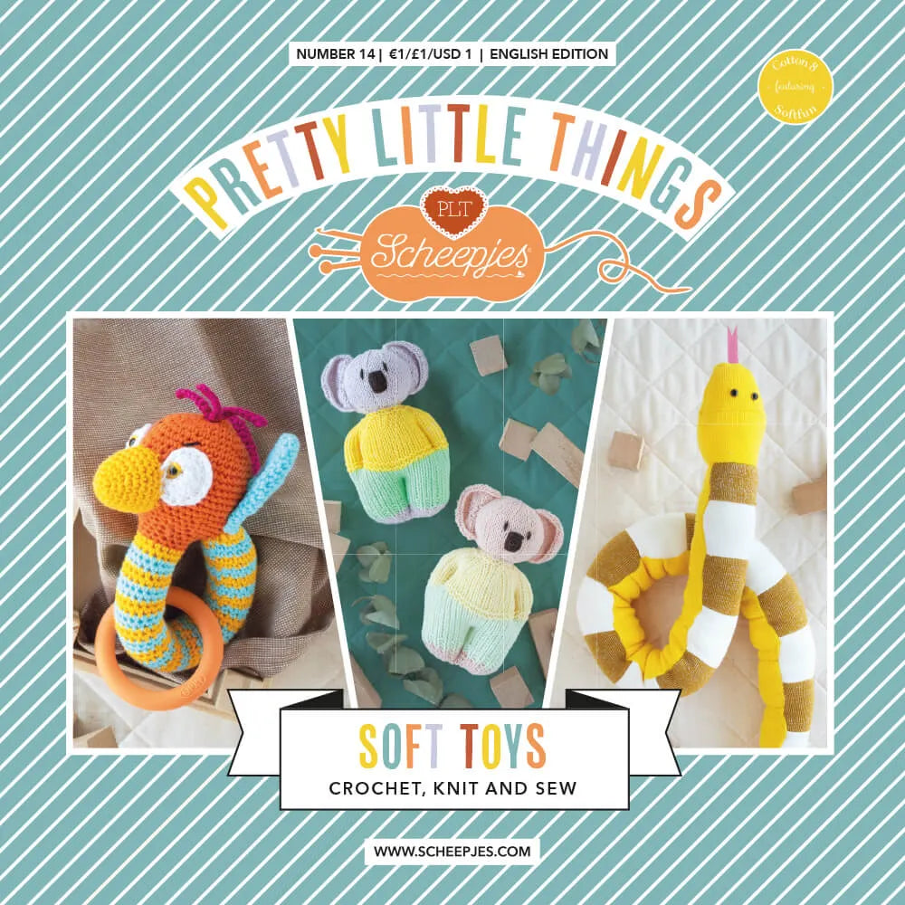 Scheepjes Pretty Little Things no.14 "Soft Toys" - Mīkstās rotaļlietas, ENG
