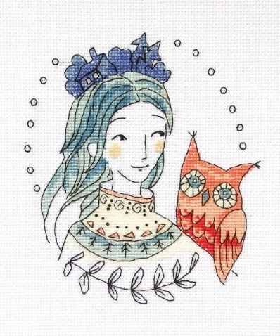 Vestlus metsaga - tikkimiskomplekt /RTO/ 11 x 12,5 cm