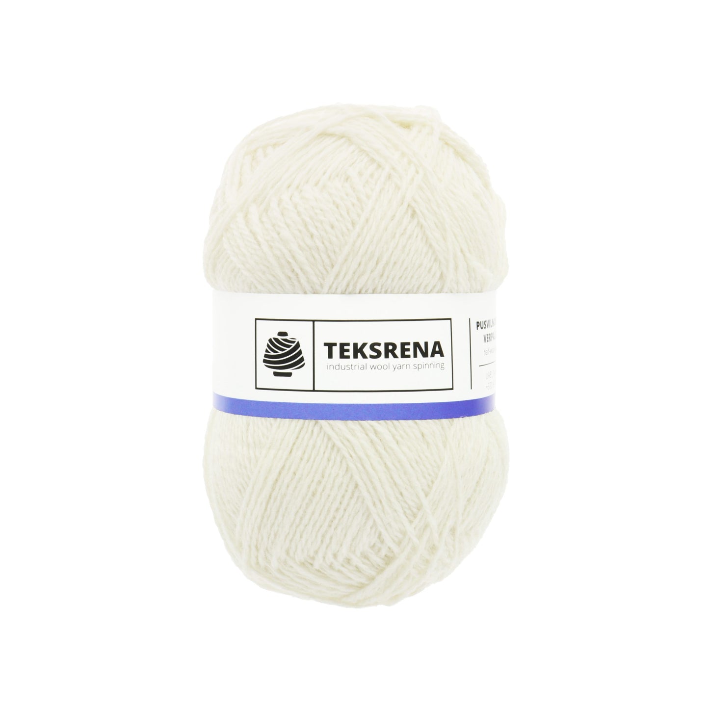 Nm 7/2 vilna/poliesters 80%/20% /Teksrena/ #101 "Balts"