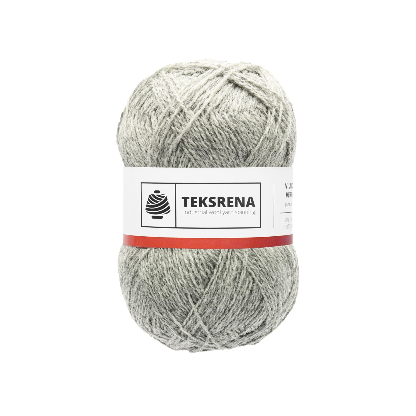 Nm 9/2/ 100% merino wool /Texrena 100g #203 "Light gray"