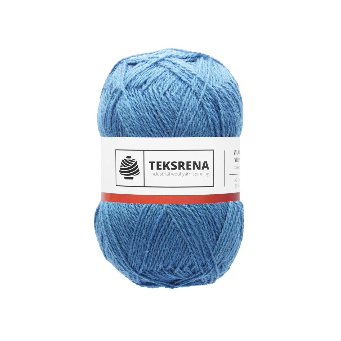 TEKSRENA 100% vilna NM 7/2 100g #243 "Zils" / 10 gab. iepakojums