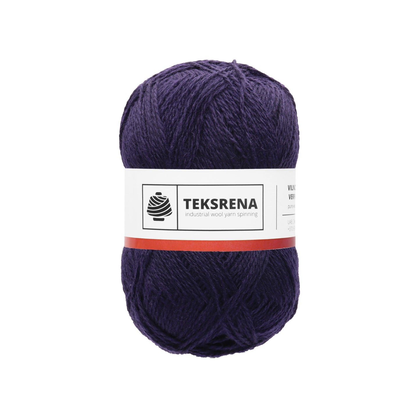 TEKSRENA 100% vilna NM 7/2 100g #249 "Tumši violets"