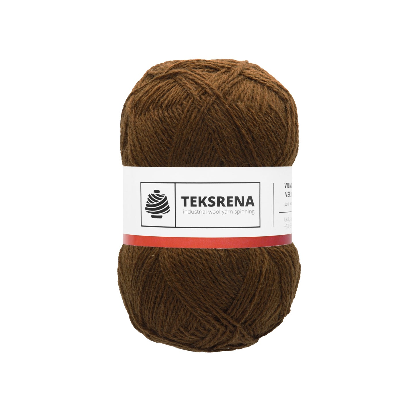 Nm 7/2 100% vilna /Teksrena/ #294 "Brūns"