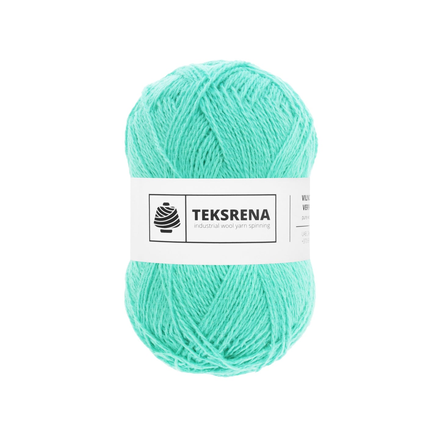 Nm 7/2 100% vilna /Teksrena/ #435 "Tirkīzs"