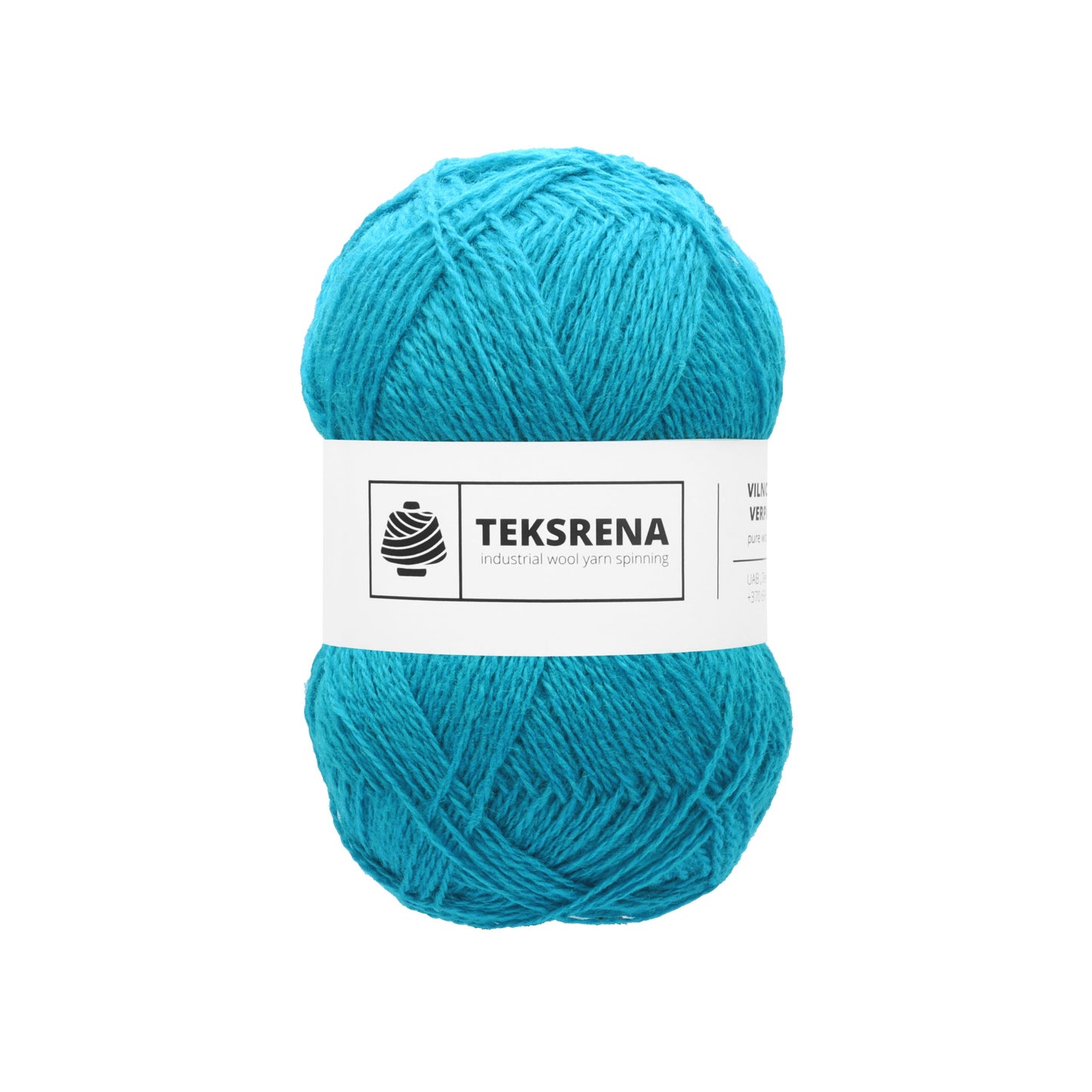 Nm 7/2 100% vilna /Teksrena/ #437 "Tirkīzzils"