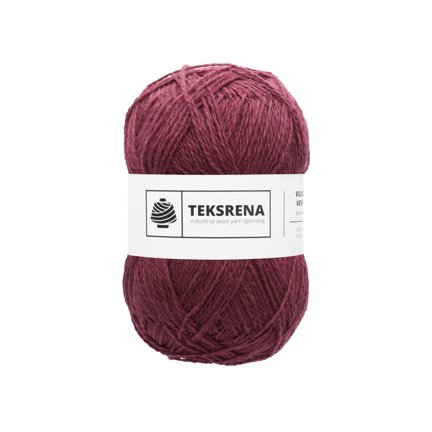 Nm 7/2 100% vilna /Teksrena/ #540 "Tumši rozā"